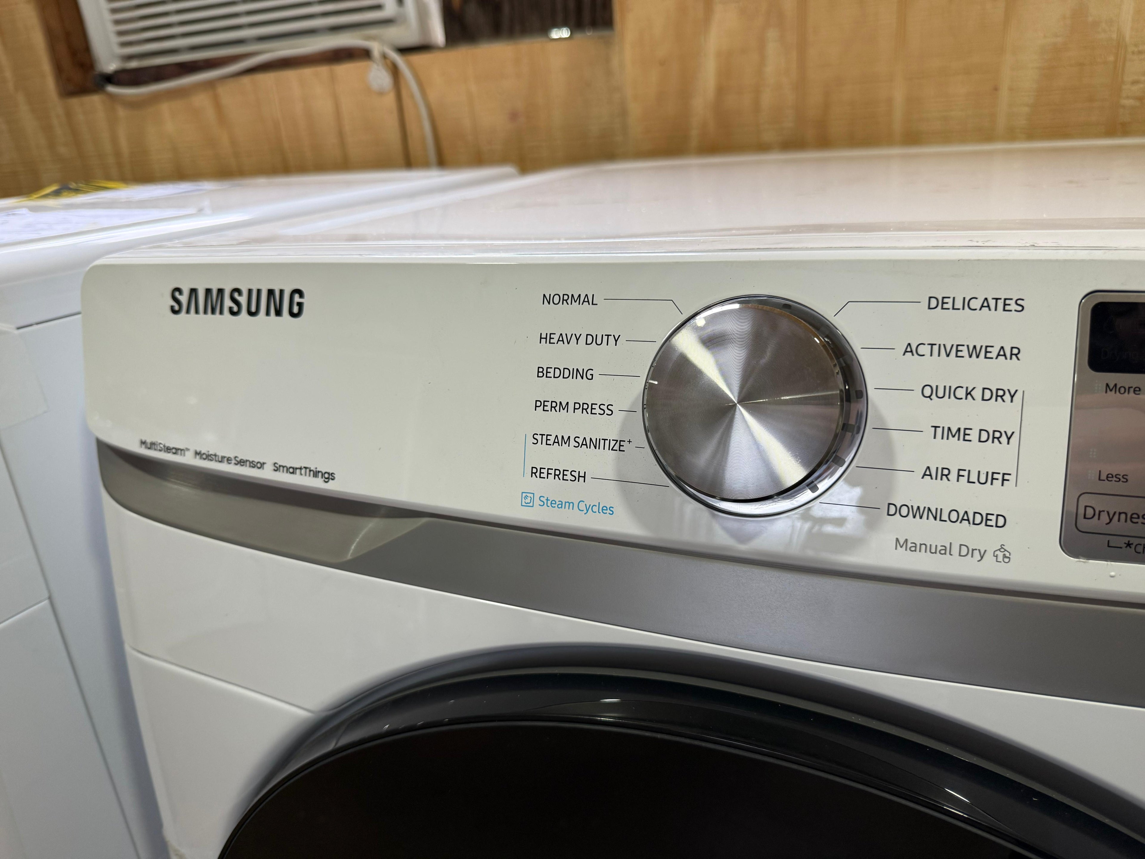 Samsung Front Load Washer & Dryer Set with Steam – White
