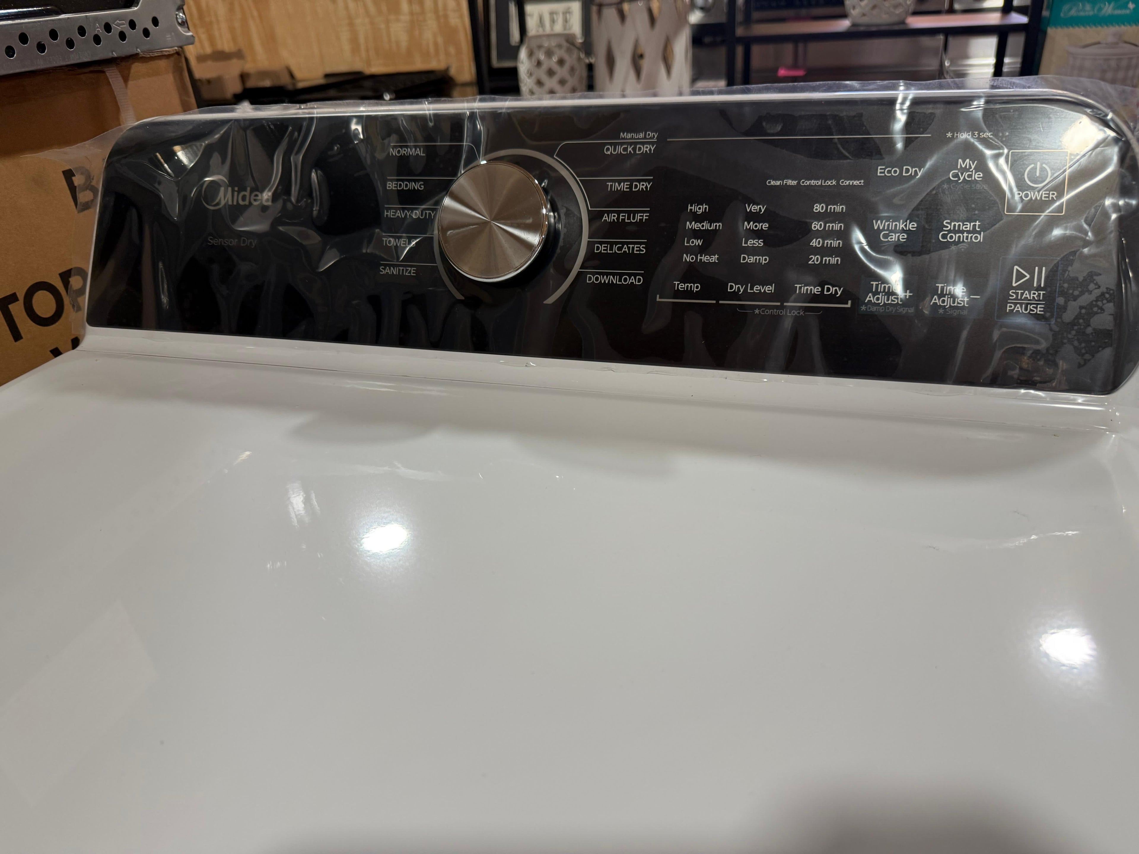 Midea Electric Dryer with Sensor Dry – White