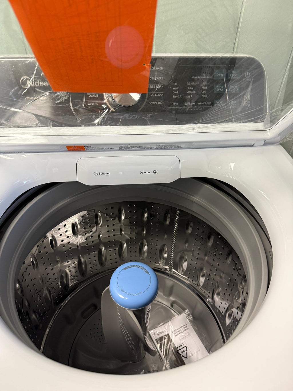 Midea Wave-Agitator™ Top Load Washer & Electric Dryer Set – White