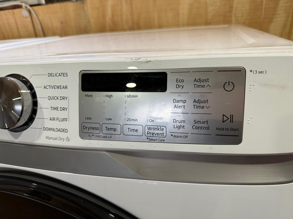 Samsung Front Load Washer & Dryer Set with Steam – White
