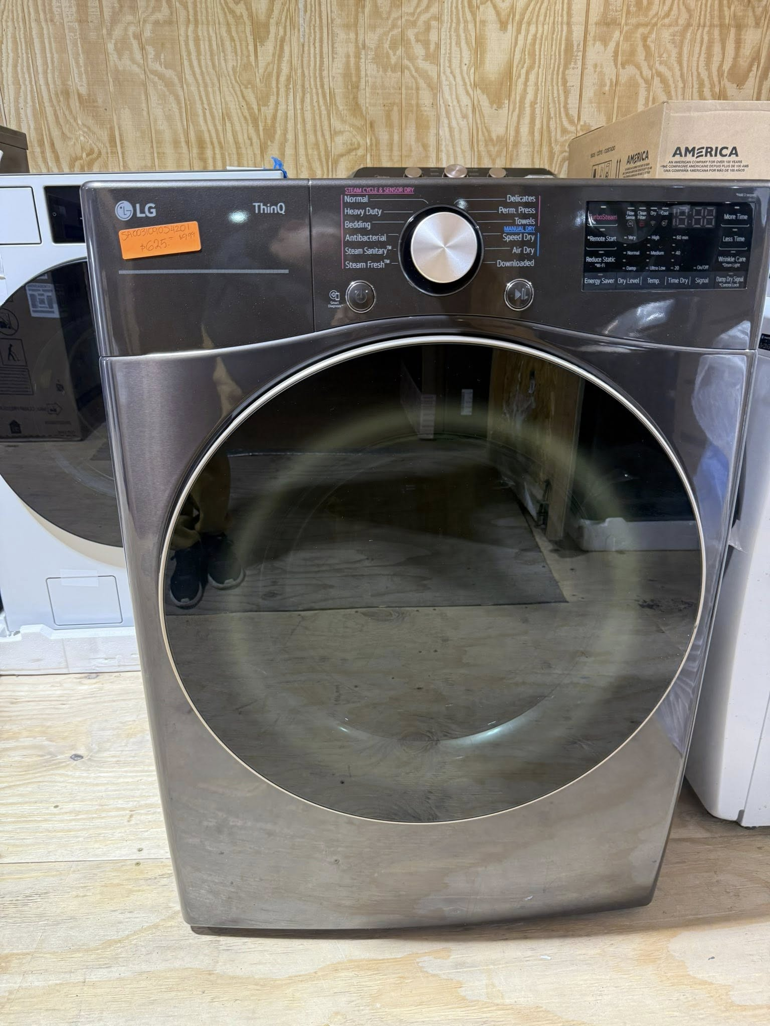 LG ThinQ Front Load Dryer – Graphite Steel