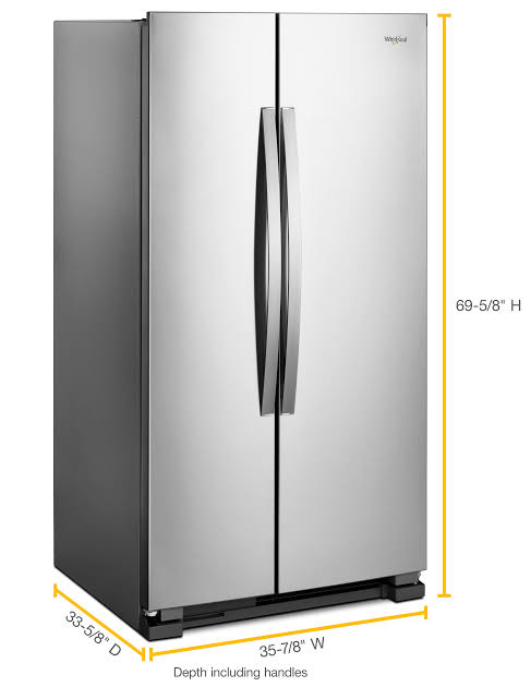 Whirlpool WRS315SNHM 25 p³ Frigorífico Side-by-Side