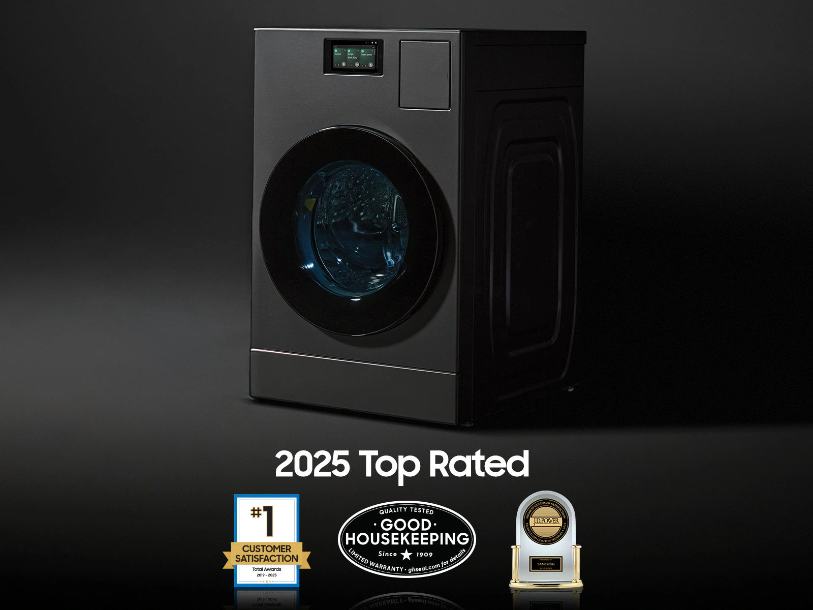 Lavadora y secadora todo en uno Bespoke AI de Samsung WD90F53AVSUS de 5.3 pies cúbicos